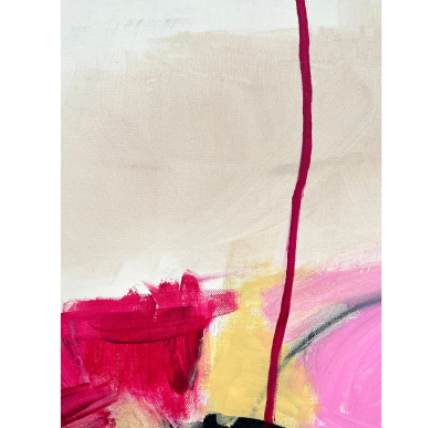 Adrienn Krahl Two Stories Abstract painting 2023