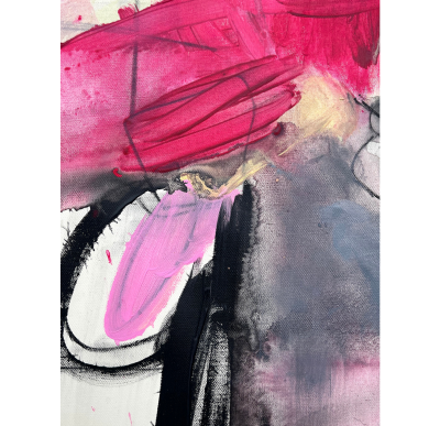 Adrienn Krahl Two Stories Abstract painting 2023