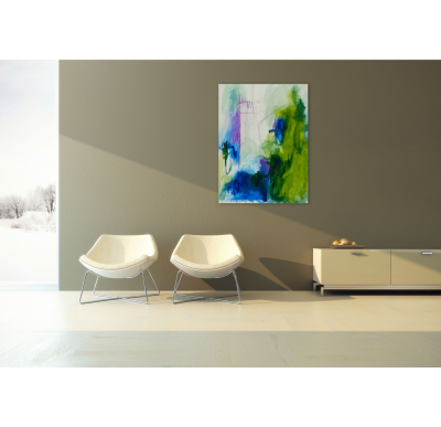 Adrienn Krahl Vertical garden 1 Abstract Painting 2021