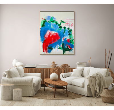 Adrienn Krahl Walk In Ginza Abstract painting 2024