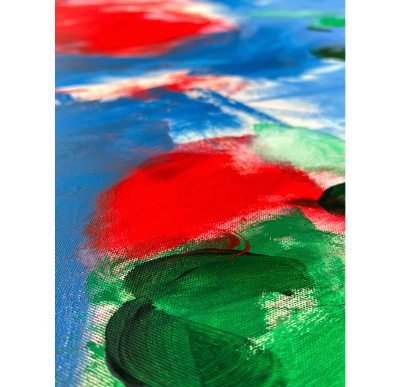 Adrienn Krahl Walk In Ginza Abstract painting 2024