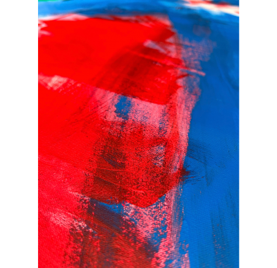 Adrienn Krahl Walk In Ginza Abstract painting 2024