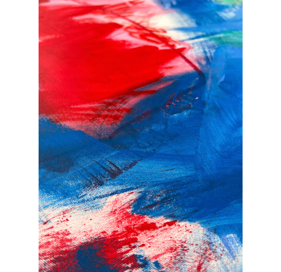 Adrienn Krahl Walk In Ginza Abstract painting 2024