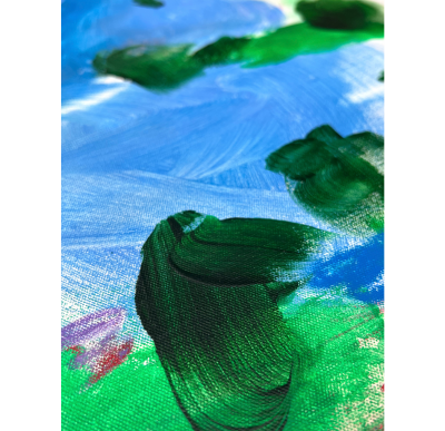 Adrienn Krahl Walk In Ginza Abstract painting 2024