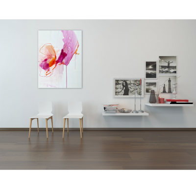 Adrienn Krahl Waterlilies 1 Abstract Painting 2021