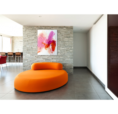 Adrienn Krahl Waterlilies 3 Abstract Painting 2021