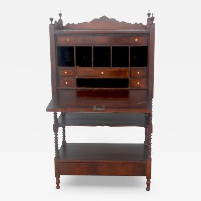 Aesthetic Movement Bonheur du Jour Secretary Desk Cabinet