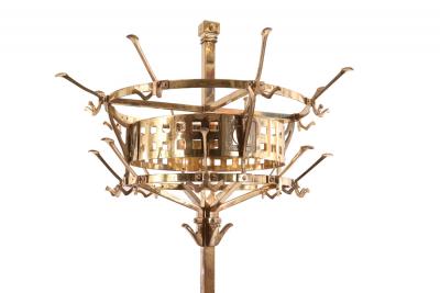 Aesthetic Movement Brass Hat Stand