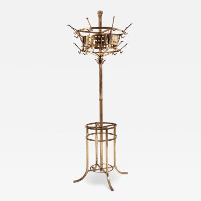 Aesthetic Movement Brass Hat Stand