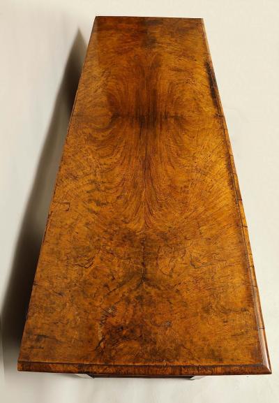 Aesthetic Movement Burl Oak Serving Cabinet