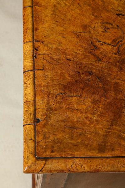 Aesthetic Movement Burl Oak Serving Cabinet