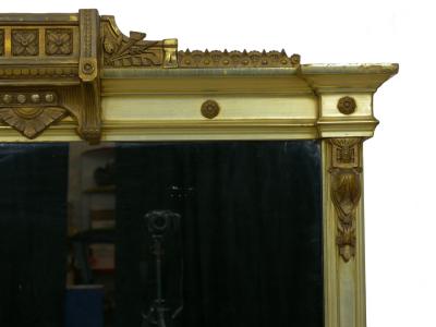 Aesthetic Movement Over Mantel Mirror circa 1870 90