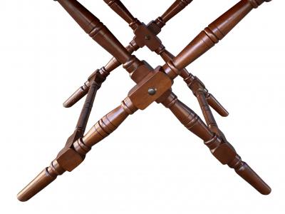 Aesthetic Walnut Chart Table