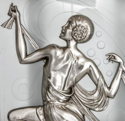 Affortunato Gori French Art Deco Dancing Ladies Wall Sconces