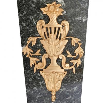 Affortunato Gory French gilt bronze and marble bust sculpture by Gory