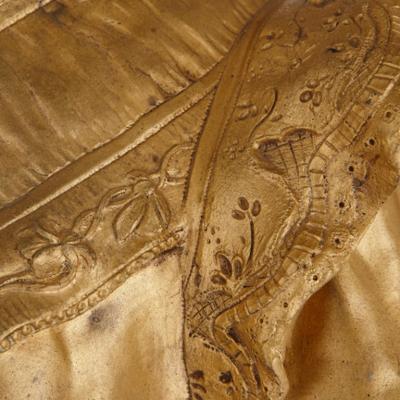 Affortunato Gory French gilt bronze and marble bust sculpture by Gory