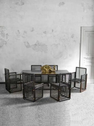Afra Tobia Scarpa Afra And Tobia Scarpa Dining Set Basilan I Series Produced By B B Italia