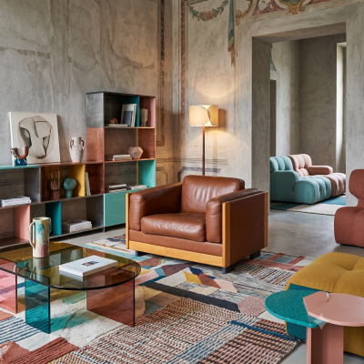 Afra Tobia Scarpa Afra Tobia Scarpa 920 Armchair for Cassina in Cognac Leather