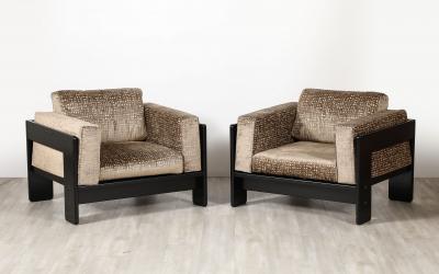 Afra Tobia Scarpa Afra Tobia Scarpa Bastiano Pair of Lounge Chairs by Gavina Italy 1960