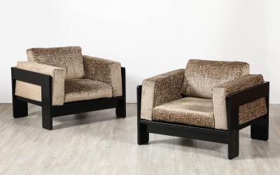 Afra Tobia Scarpa Afra Tobia Scarpa Bastiano Pair of Lounge Chairs by Gavina Italy 1960