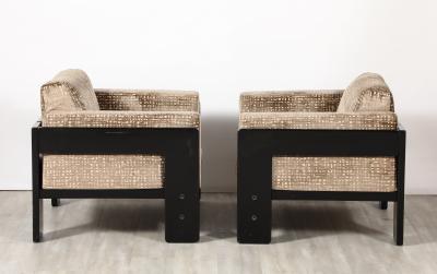 Afra Tobia Scarpa Afra Tobia Scarpa Bastiano Pair of Lounge Chairs by Gavina Italy 1960