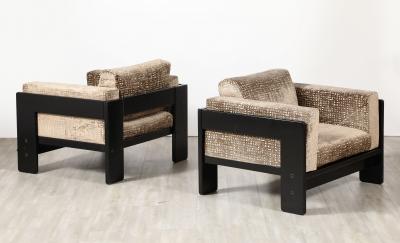 Afra Tobia Scarpa Afra Tobia Scarpa Bastiano Pair of Lounge Chairs by Gavina Italy 1960