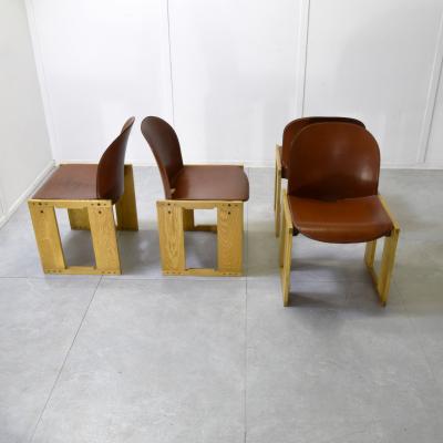 Afra Tobia Scarpa Afra Tobia Scarpa Dialogo set of four Dialogo chairs 1970s 