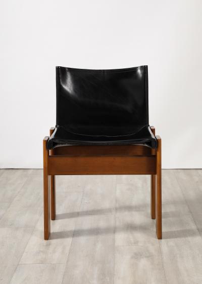 Afra Tobia Scarpa Afra Tobia Scarpa Monk Set of Six Dining Chairs for Molteni 1974