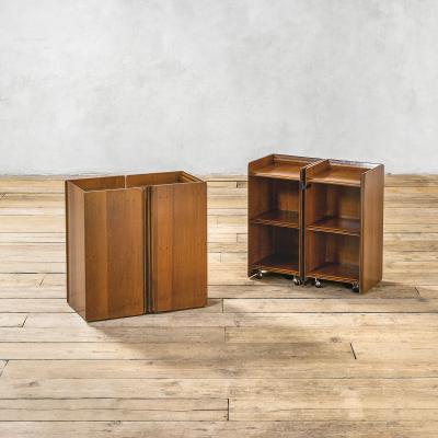 Afra Tobia Scarpa Afra Tobia Scarpa Pair of Artona Nightstands for Maxalto 70s