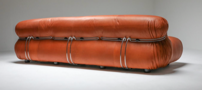 Afra Tobia Scarpa Afra Tobia Scarpa for Cassina Soriana Three Seater Sofa