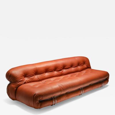Afra Tobia Scarpa Afra Tobia Scarpa for Cassina Soriana Three Seater Sofa
