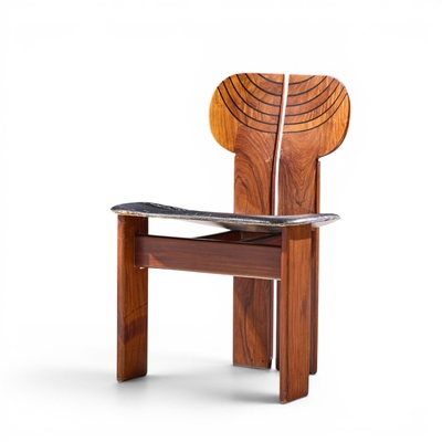 Afra Tobia Scarpa Afra Tobia Scarpa for Maxalto Africa Mid Century Chairs Pair