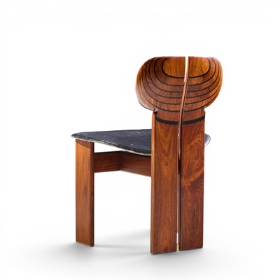 Afra Tobia Scarpa Afra Tobia Scarpa for Maxalto Africa Mid Century Chairs Pair