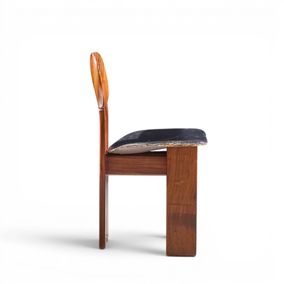 Afra Tobia Scarpa Afra Tobia Scarpa for Maxalto Africa Mid Century Chairs Pair