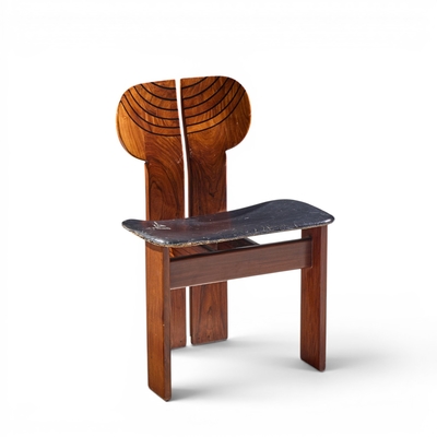 Afra Tobia Scarpa Afra Tobia Scarpa for Maxalto Africa Mid Century Chairs Pair