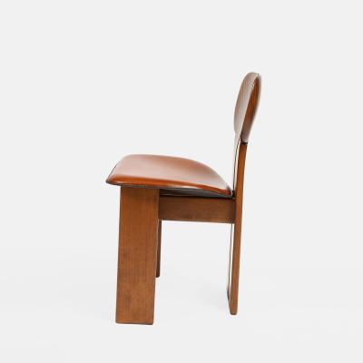 Afra Tobia Scarpa Afra Tobia Scarpa for Maxalto Set of Twelve Africa Walnut Dining Chairs