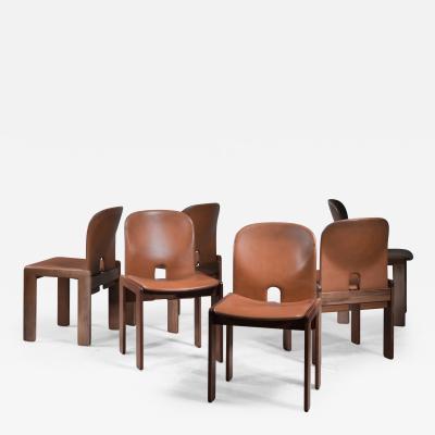 Afra Tobia Scarpa Afra Tobia Scarpa set of 6 dining chairs