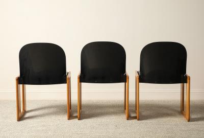 Afra Tobia Scarpa Afra and Tobia Scarpa B B Italia Set of Six Dialogo Dining Chairs 1973