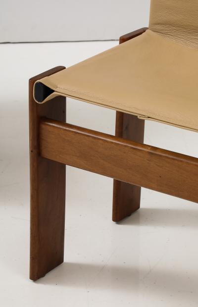 Afra Tobia Scarpa Afra and Tobia Scarpa Pair of Monk Chairs for Molteni Italy circa 1974