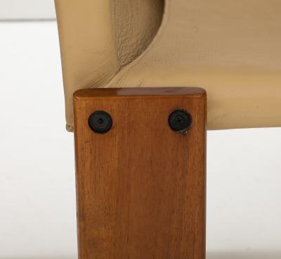 Afra Tobia Scarpa Afra and Tobia Scarpa Pair of Monk Chairs for Molteni Italy circa 1974