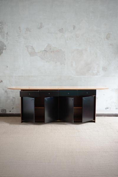 Afra Tobia Scarpa Afra and Tobia Scarpa Sideboard Model Artona Maxalto Production 1970s