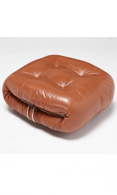 Afra Tobia Scarpa Afra and Tobia Scarpa Soriana Lounge Chair and Ottoman