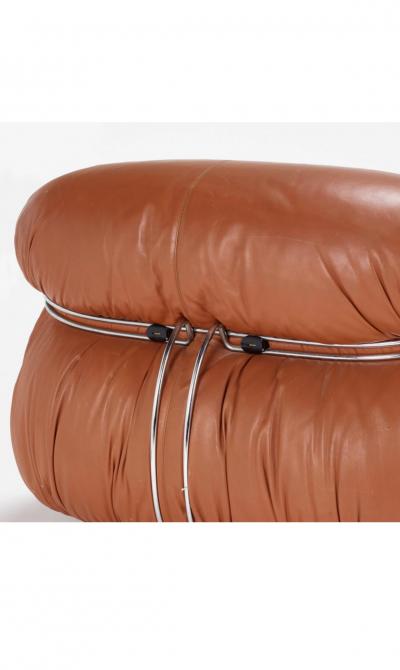 Afra Tobia Scarpa Afra and Tobia Scarpa Soriana Lounge Chair and Ottoman