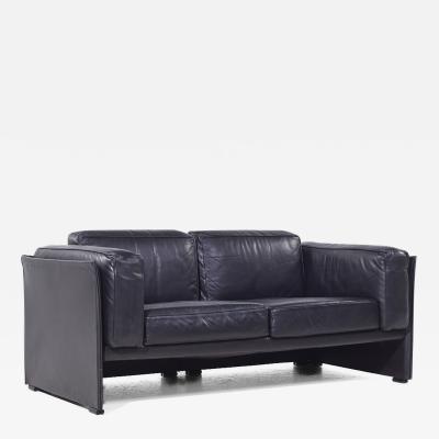 Afra Tobia Scarpa Afra and Tobia Scarpa for Cassina Mid Century Italian Leather Sofa