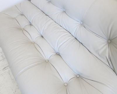 Afra Tobia Scarpa Afra and Tobia Scarpa soriana cream leather settee or small sofa for cassina