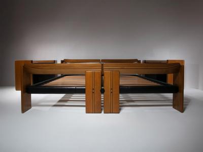 Afra Tobia Scarpa Artona Double Bed and Night Stands by Afra and Tobia Scarpa for Maxalto