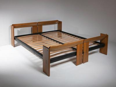 Afra Tobia Scarpa Artona Double Bed and Night Stands by Afra and Tobia Scarpa for Maxalto