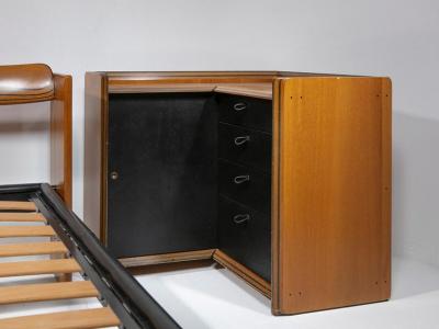 Afra Tobia Scarpa Artona Double Bed and Night Stands by Afra and Tobia Scarpa for Maxalto