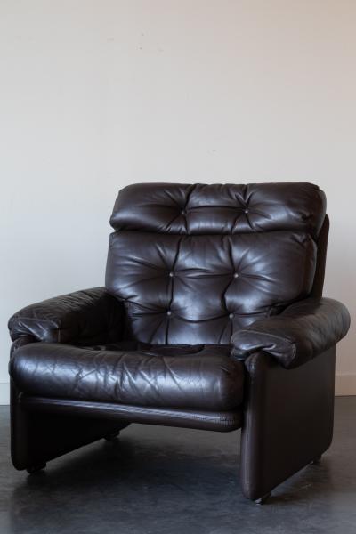 Afra Tobia Scarpa Coronado Leather Lounge Chairs by Afra and Tobia Scarpa for B B Italia