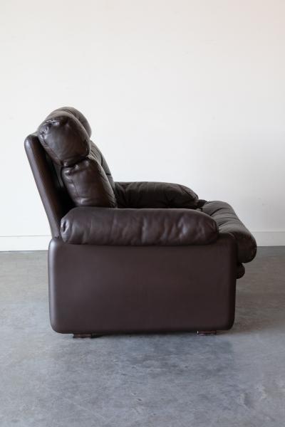 Afra Tobia Scarpa Coronado Leather Lounge Chairs by Afra and Tobia Scarpa for B B Italia